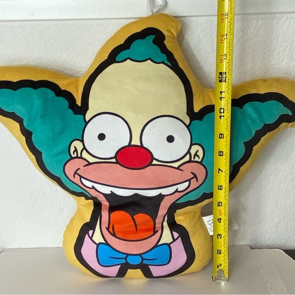 Simpsons Universal Studios Krusty Clown Pillow & Buzz Cola Plush (A2) - Picture 3 of 13
